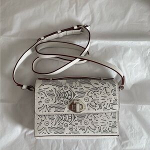 Elegant White Crossbody Bag